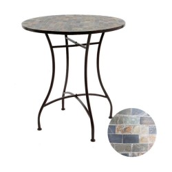 Side table Stuttgart Brown Iron (70 x 77 cm)