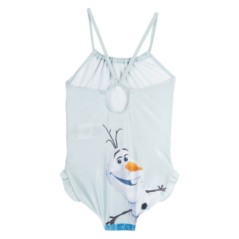 Badeanzug für Mädchen Frozen Hellblau