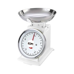 bascule de cuisine rétro EDM 07523 Blanc 5 kg