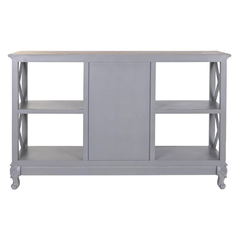 Buffet DKD Home Decor 132 x 40 x 84.5 cm 132 x 40 x 84,5 cm Naturel Gris Bois de paulownia Bois MDF