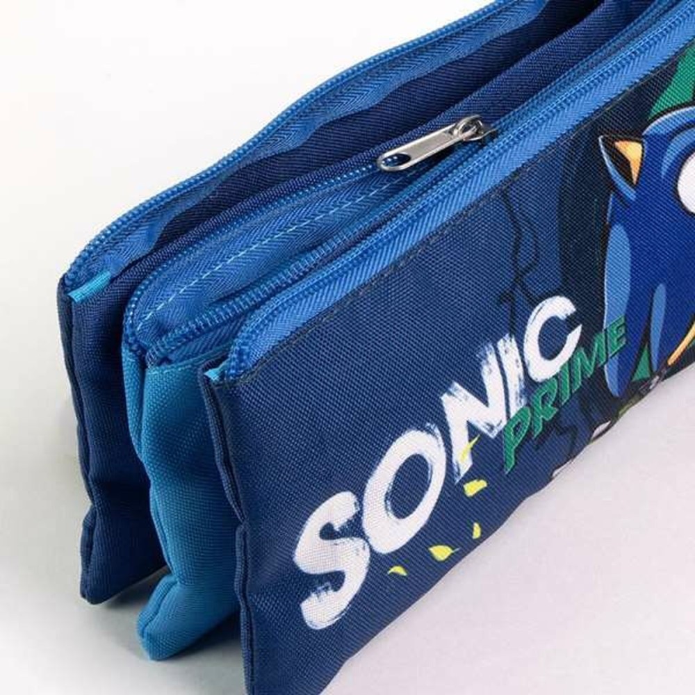 Triple Carry-all Sonic Prime Light Blue 2,2 x 1,1 x 22,5 cm