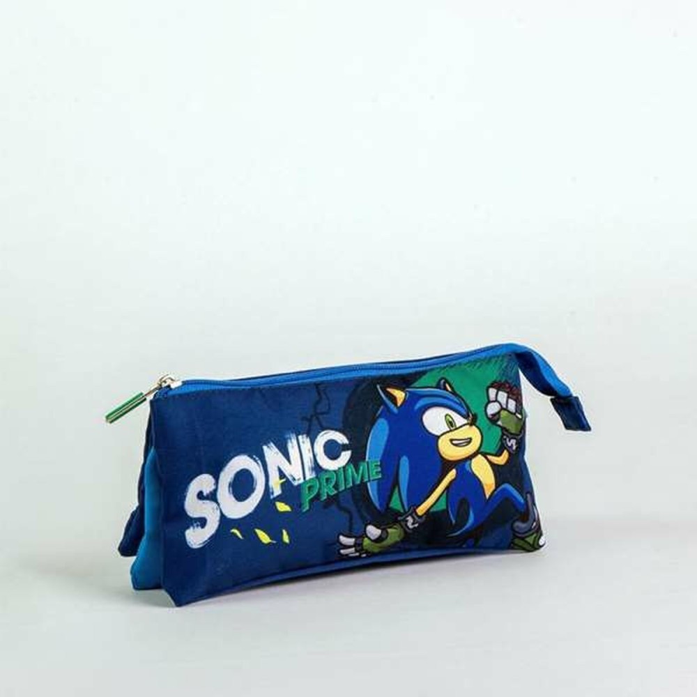 Triple Carry-all Sonic Prime Light Blue 2,2 x 1,1 x 22,5 cm