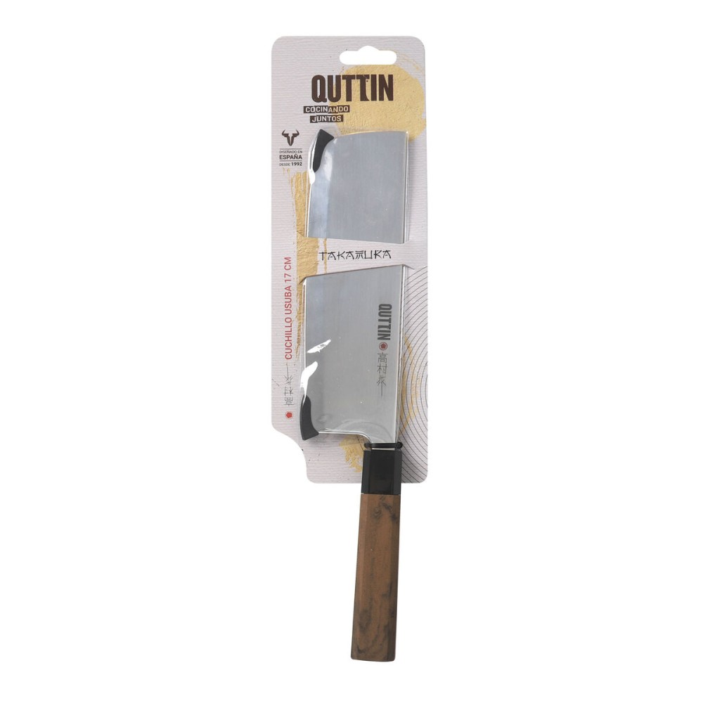 Küchenmesser Quttin Takamura Braun Silberfarben 17 cm (6 Stück)