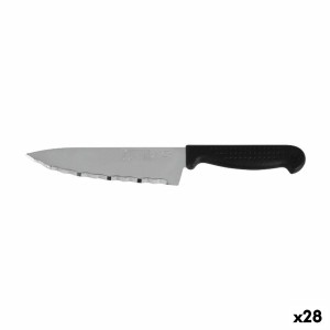 Küchenmesser Quttin Laser Schwarz Silberfarben 28 x 6 x 1,3 cm (28 Stück)