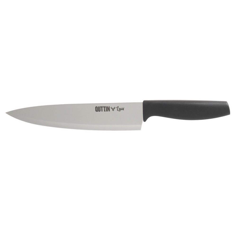 Küchenmesser Quttin Laos Schwarz Silberfarben 20 cm (24 Stück)