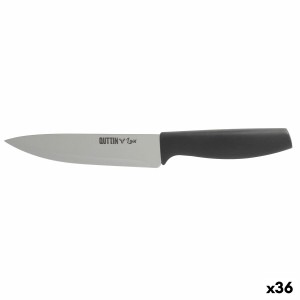 Küchenmesser Quttin Laos Schwarz Silberfarben 15 cm (36 Stück)