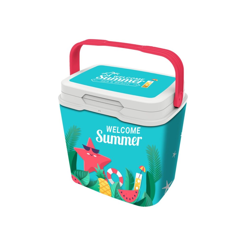 Portable Fridge Aquapro Welcome Summer Multicolour 25 L 38 x 29 x 39 cm (2 Units)