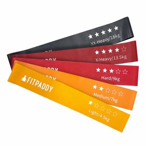 Bandes de résistance élastiques Fitpaddy Multicouleur