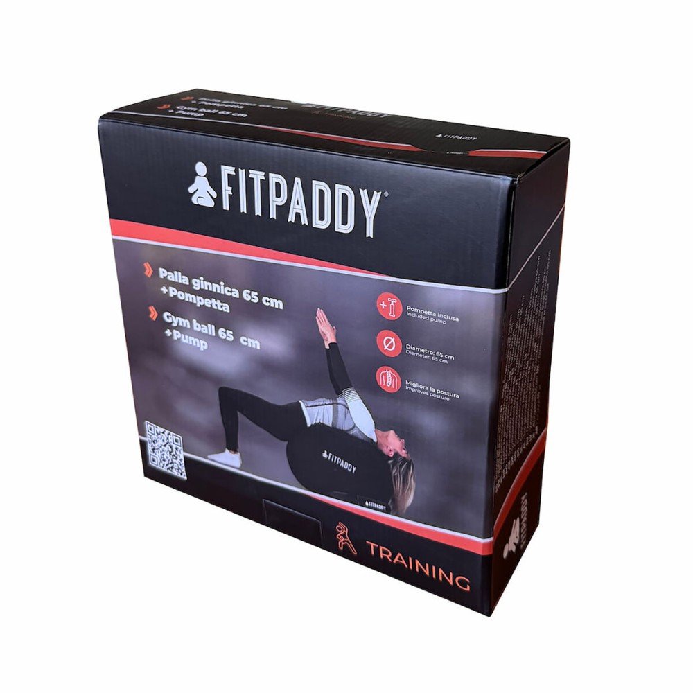 Ballon de yoga Fitpaddy Noir