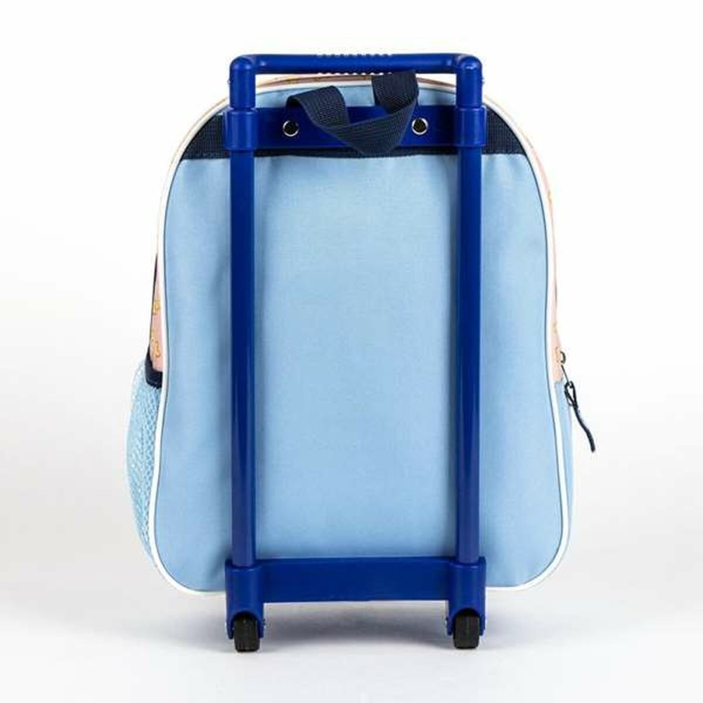 Cartable 3D avec roulettes Bluey Rose 25,0 x 31,0 x 10,0 cm