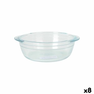 Kochschüssel Quttin Quttin Glas 1 L 20 cm (8 Stück)