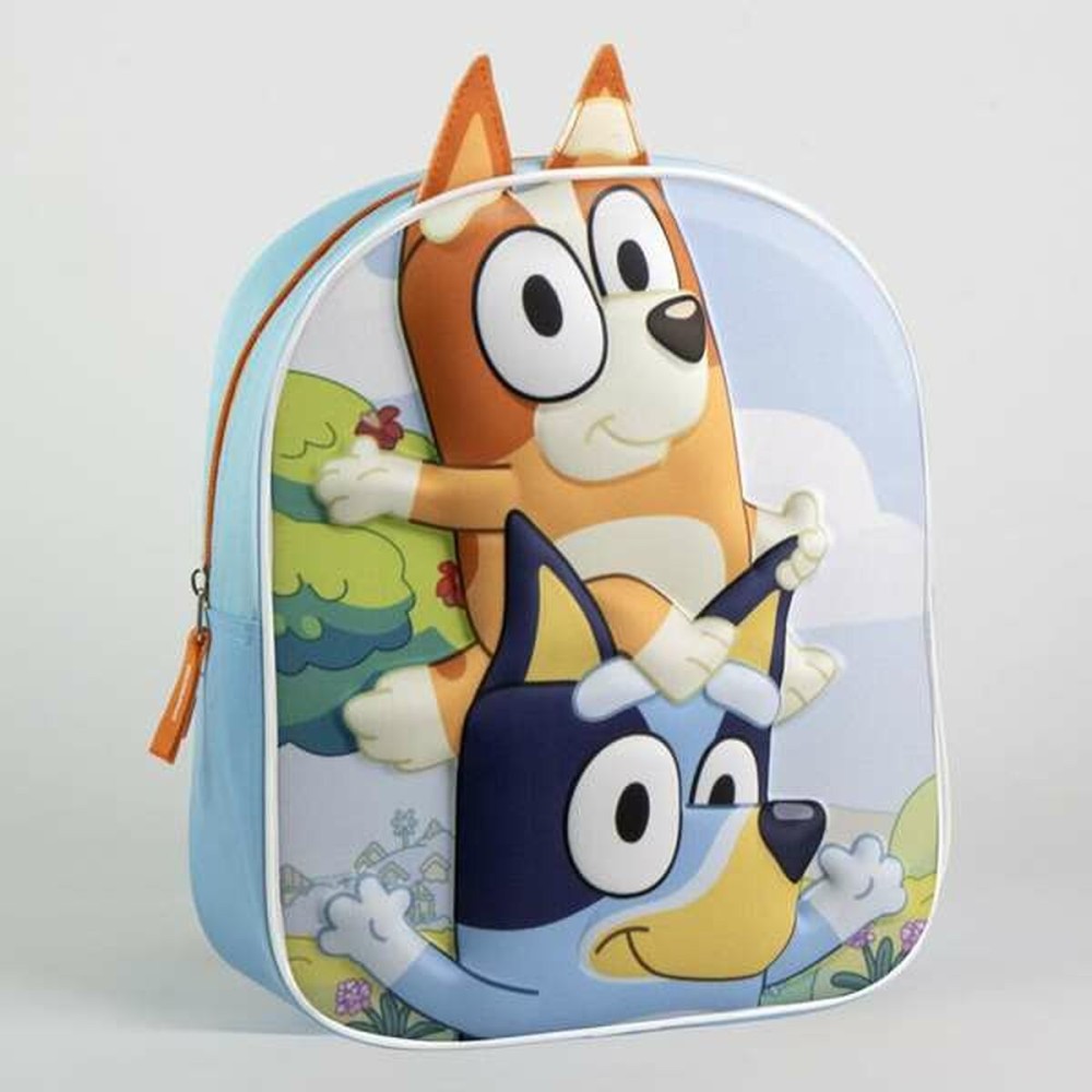 Cartable 3D Bluey Bleu