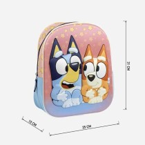 Schulrucksack 3D Bluey Rosa 25,0 x 31,0 x 10,0 cm