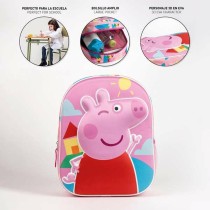 3D School Bag Peppa Pig Pink 25,0 x 31,0 x 10,0 cm