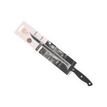 Couteau à jambon MasterChef 23 cm Noir Argenté (18 Unités)