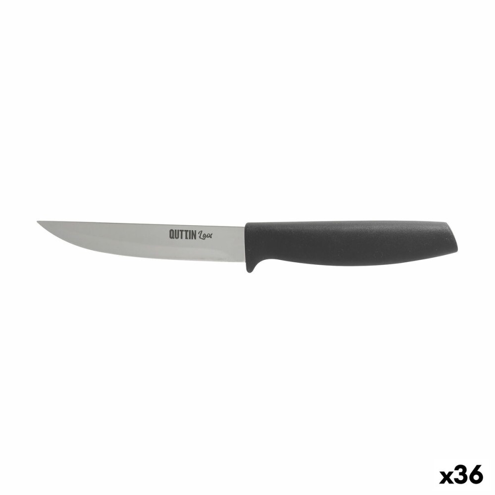 Küchenmesser Quttin Laos Schwarz Silberfarben 11 cm 20 x 2 x 2 cm Mehrzweck (36 Stück)