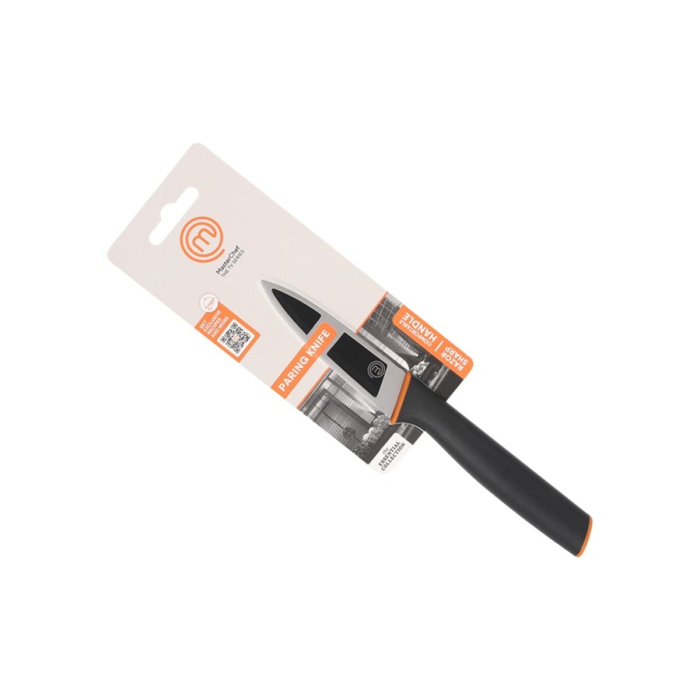 Küchenmesser MasterChef Schwarz Silberfarben 9 cm (24 Stück)