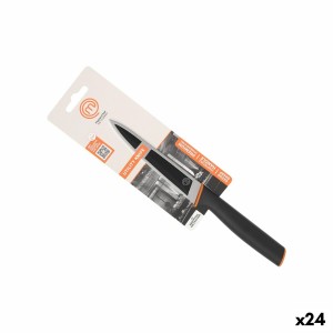 Küchenmesser MasterChef Schwarz Silberfarben 13 cm Mehrzweck (24 Stück)