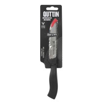 Couteau de cuisine Quttin Kasual Noir Argenté 22 x 2 x 1,5 cm Polyvalents (48 Unités)