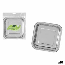 Geschirr-Set Algon Silberfarben 26 cm 3 Stücke (18 Stück)