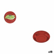 Geschirr-Set Algon Rot 450 ml 6 Stücke (18 Stück)