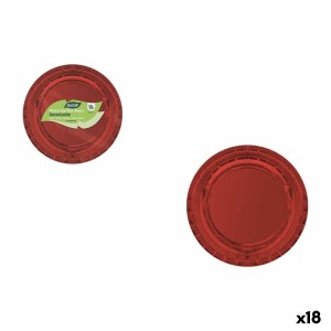 Geschirr-Set Algon Rot 20 cm 10 Stücke (18 Stück)