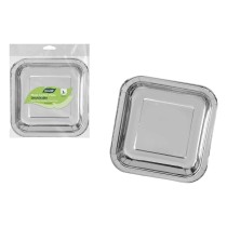 Service de vaisselle Algon Argenté 26 cm 3 Pièces (18 Unités)