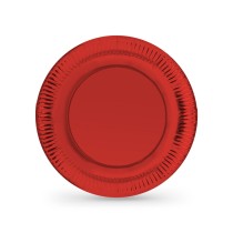 Service de vaisselle Algon Rouge 23 cm 10 Pièces (18 Unités)
