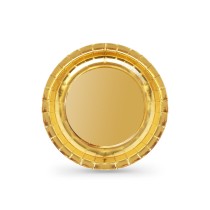 Service de vaisselle Algon Doré 20 cm 10 Pièces (18 Unités)
