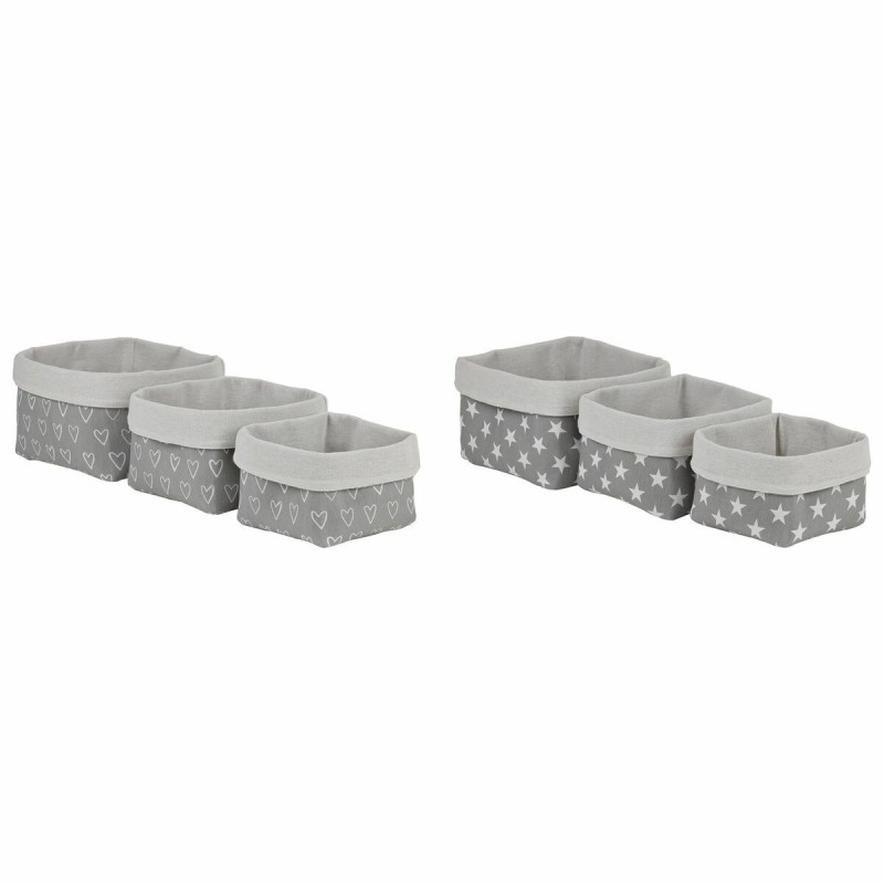 Korb-Set DKD Home Decor 23 x 23 x 16 cm (2 Stück)