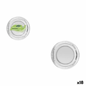 Geschirr-Set Algon Silberfarben 18 cm 12 Stücke (18 Stück)