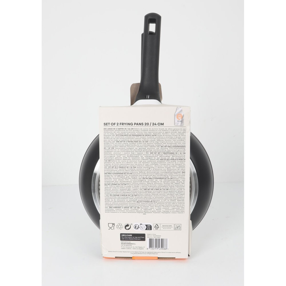 Pfannenset MasterChef 2,5 mm (4 Stück)