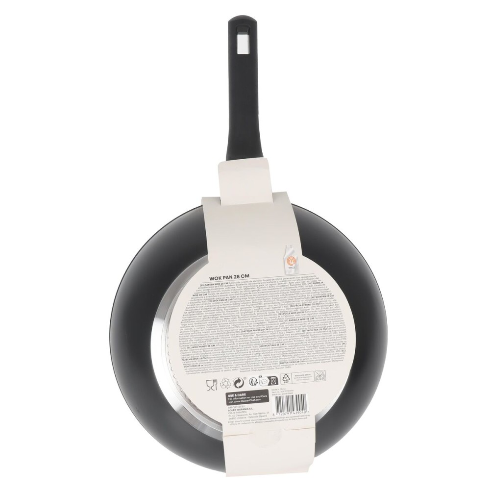 Wok Pfanne MasterChef 28 cm (6 Stück)