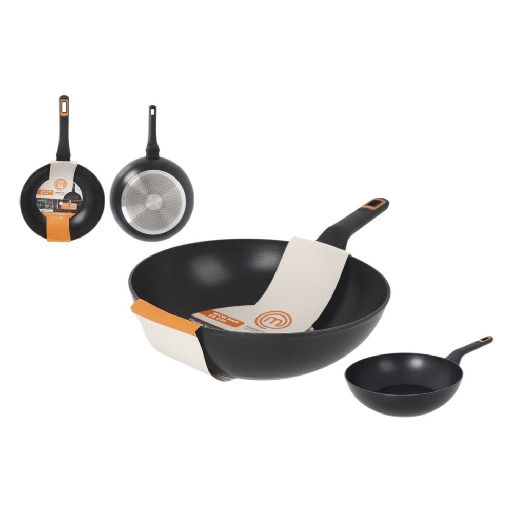 Wok Pfanne MasterChef 28 cm (6 Stück)