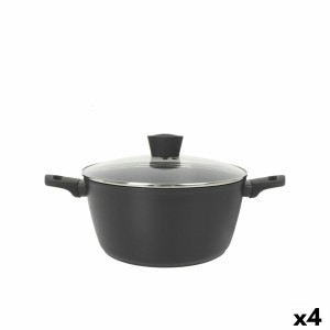 Topf mit Deckel MasterChef 28 cm (4 Stück)