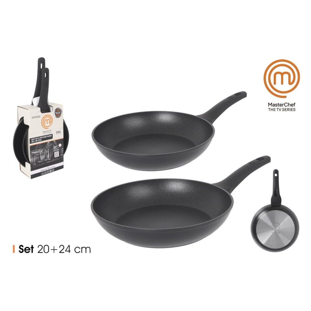 Pfannenset MasterChef 24 cm 20 cm (4 Stück)
