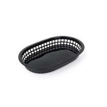 Brotkorb Schwarz Kunststoff rechteckig 27,4 x 17,5 x 3,6 cm (36 Stück)