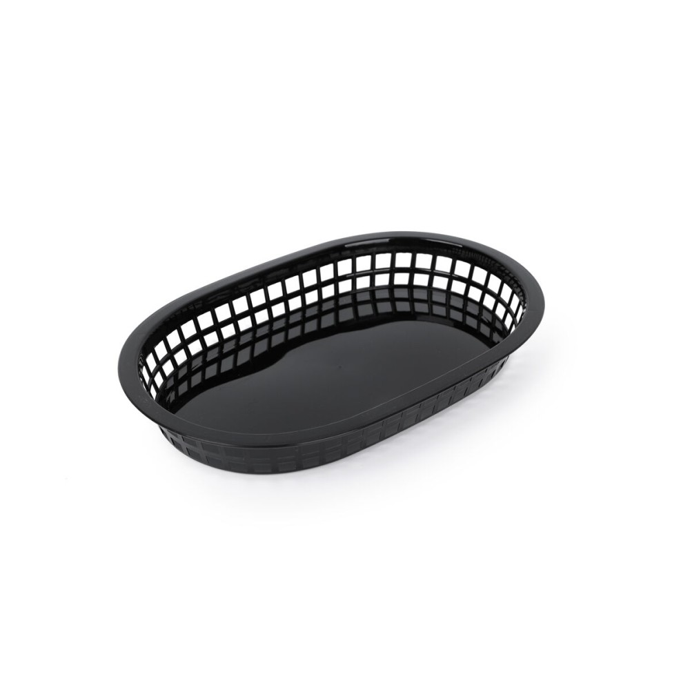 Brotkorb Schwarz Kunststoff rechteckig 27,4 x 17,5 x 3,6 cm (36 Stück)
