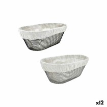 Brotkorb Metall Oval 28 x 15 x 10 cm (12 Stück)
