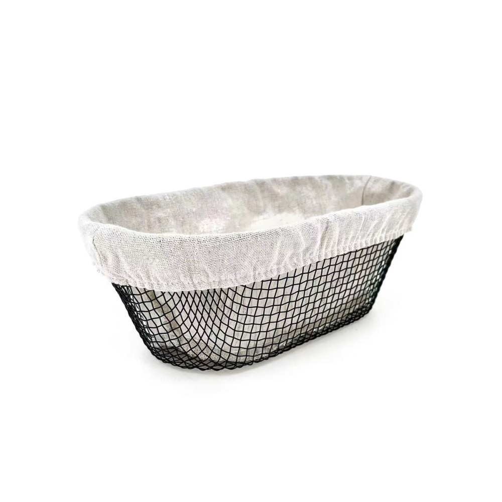 Brotkorb Metall Oval 28 x 15 x 10 cm (12 Stück)