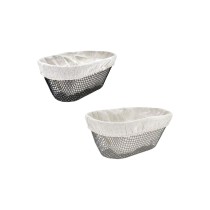 Brotkorb Metall Oval 25 x 13 x 10 cm (18 Stück)