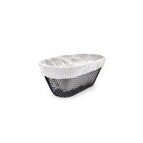 Brotkorb Metall Oval 25 x 13 x 10 cm (18 Stück)