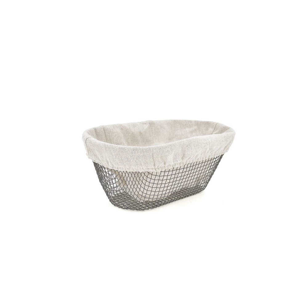 Brotkorb Metall Oval 25 x 13 x 10 cm (18 Stück)