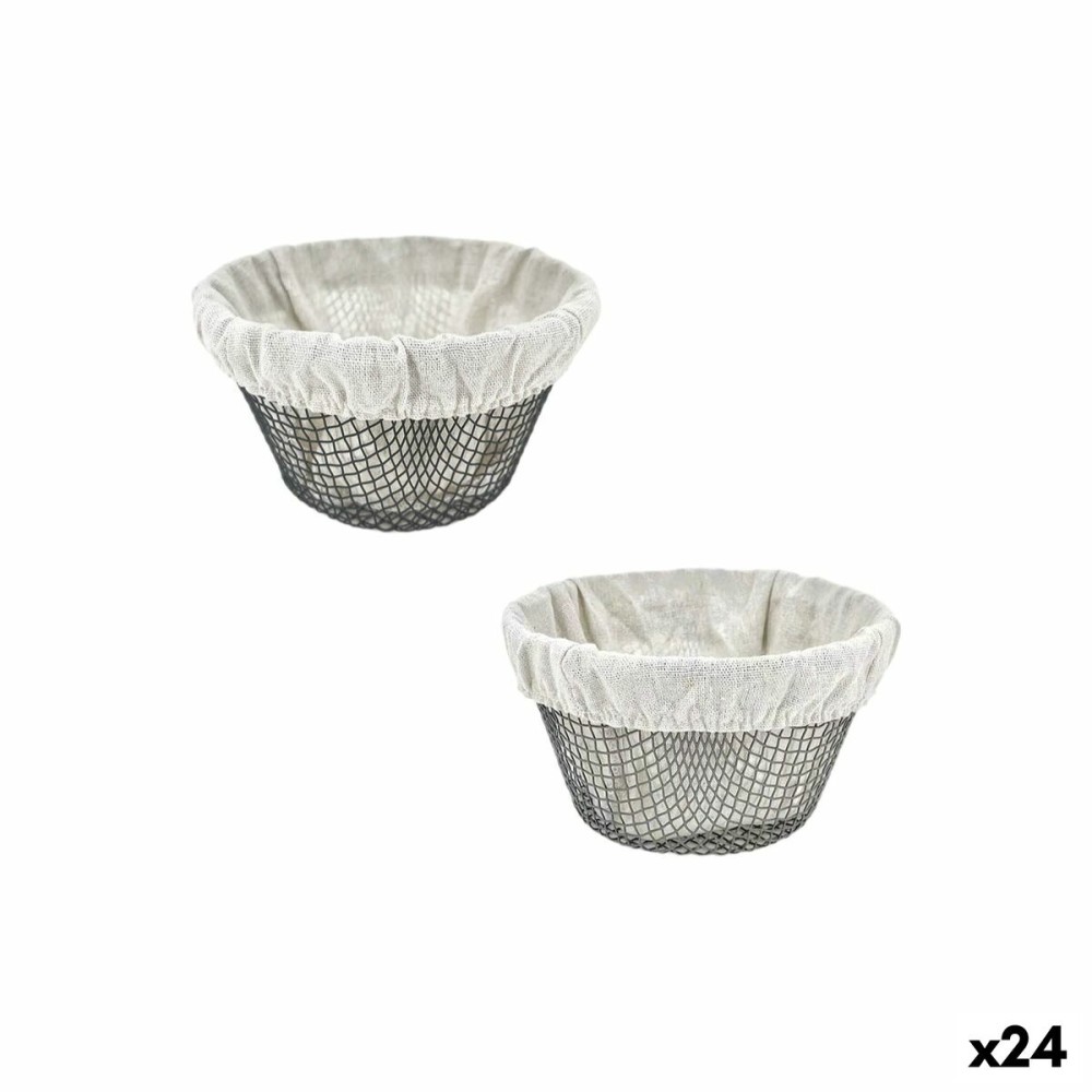 Brotkorb Metall 18 x 18 x 10 cm (24 Stück)