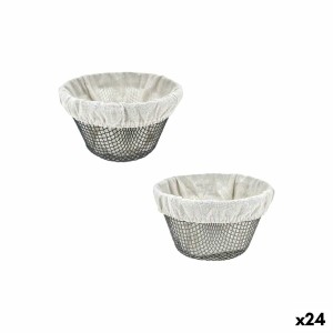 Brotkorb Metall 18 x 18 x 10 cm (24 Stück)