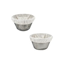 Brotkorb Metall 18 x 18 x 10 cm (24 Stück)