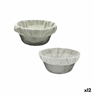 Brotkorb Metall 23 x 23 x 10 cm (12 Stück)