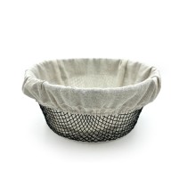 Brotkorb Metall 23 x 23 x 10 cm (12 Stück)