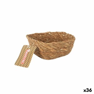 Panier Multi-usages Privilege Marron osier Carré 12 x 12 x 5 cm (36 Unités)