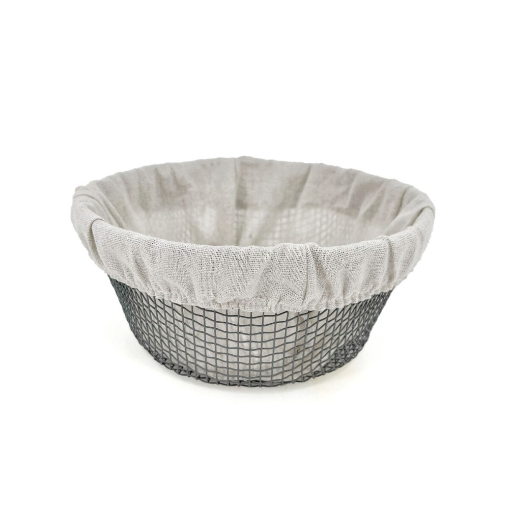 Brotkorb Metall 23 x 23 x 10 cm (12 Stück)